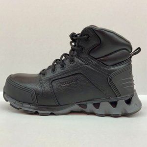 Reebok ZIGKICK WORK - Steel Toe 6" Athletic Work Black Boot - New With Box